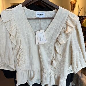 FRNCH ruffle blouse